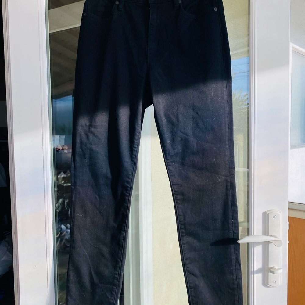 Lands’ End Curvy Fit Skinny Jeans Size 10 Mid Rise Stretch Classic Fit - Picture 5 of 9